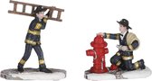 Luville - Firefighters 2 pieces - Kersthuisjes & Kerstdorpen