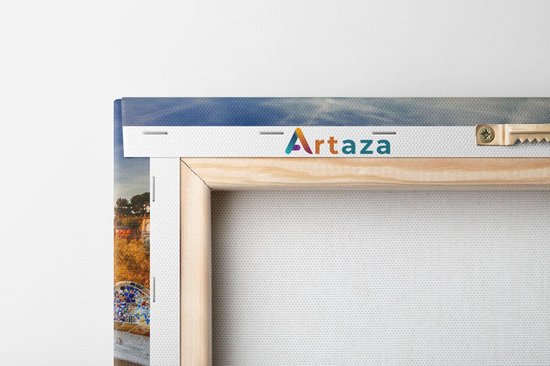 Artaza - Peinture sur toile - Parc Güell à Barcelona - 40x50 - Photo sur toile - Impression sur toile