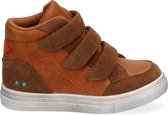 BunniesJR 221931-713 Jongens Hoge Sneakers - Bruin - Imitatieleer - Klittenband