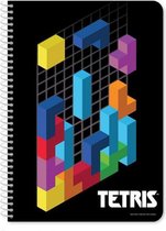 schrift Tetris junior 17 x 25 cm papier zwart 60 pagina's