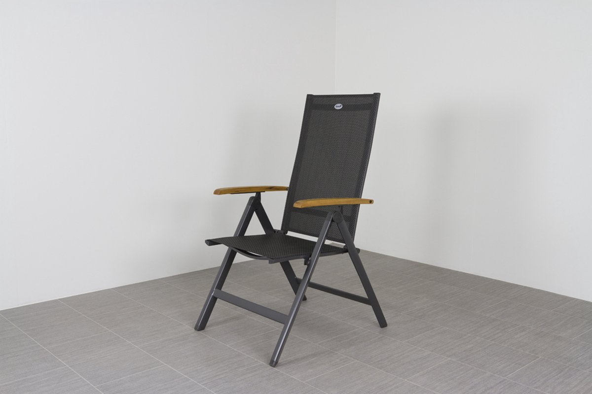 Hartman Chaise de jardin réglable Napoli - accoudoir Teck