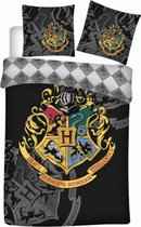 dekbedovertrek Harry Potter 140 x 200 cm zwart