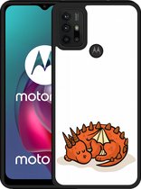 Motorola Moto G10 Hardcase hoesje Sleeping Dragon - Designed by Cazy