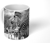 Mok - Drinkende zebra's - 350 ML - Beker