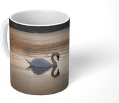 Mok - Vogel - Zwaan - Zwemmen - 350 ML - Beker