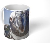 Mok - Close-up van een Afrikaanse pinguïn op Boulders Beach - 350 ML - Beker