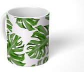 Mok - Bladeren - Tropisch - Pastel - 350 ML - Beker