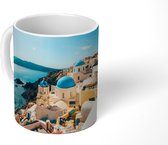 Mok - Middag in Santorini Griekenland - 350 ML - Beker