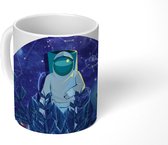 Mok - tekening - Kinderen - Astronaut - 350 ML - Beker