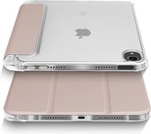 Mobiq - Clear Back Folio Case geschikt voor iPad Mini 6 (2021) - roze