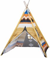 Tente - Tente indienne avec piquets en bois - 130x95x95cm