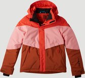 O'Neill Jas Girls Coral Cherry Tomato -A 176 - Cherry Tomato -A 55% Polyester, 45% Gerecycled Polyester (Repreve) Ski Jacket