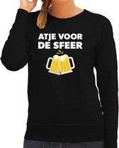 Apres ski sweater Atje voor de sfeer zwart  dames - Wintersport trui - Foute apres ski outfit/ kleding XS