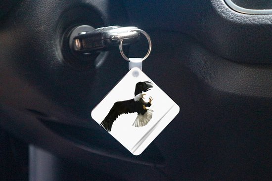 Porte-clés - Aigle - Vogel - Wit - Plastique
