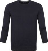 Suitable - Respect Oini Pullover O-hals Donkerblauw - Maat L - Slim-fit