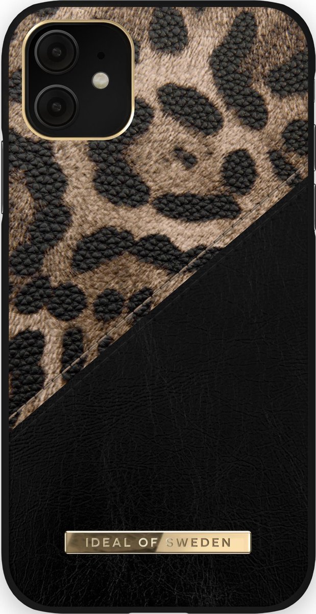 Ideal of Sweden Fashion Case Atelier iPhone 11/XR Midnight Leopard