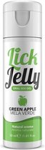 Lick Jelly Edible Lubricant Water Base Green Apple 30 ml