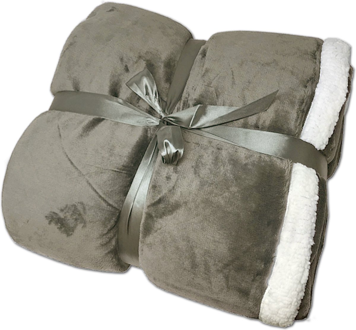 Brandsseller knuffeldeken imitatiebont dubbelzijdig XXL 220x240 cm – Warme kunstbontdeken voor bank en bed, luxe woondeken plaid, comfortabel & zacht - 100% polyester, wasbaar – Bruin