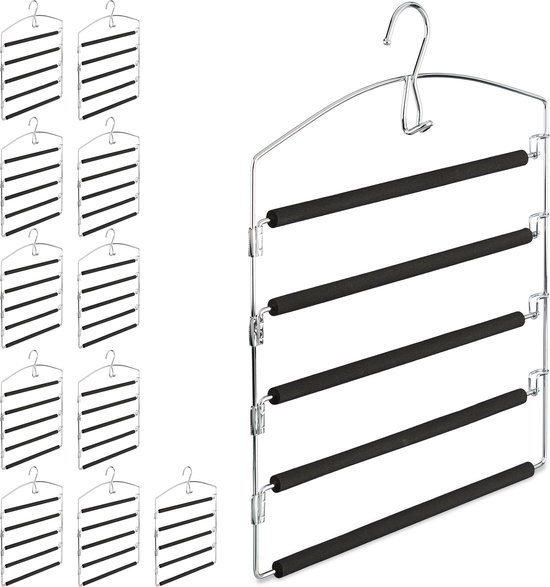 Uittrekbaar Broekenrek 30 Cm X 11,5 Cm Uitschuifbare Broekrekken Draagvermogen Ruimtebesparende