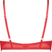 Hunkemöller Dames Lingerie Voorgevormde longline beugel bh Pauline - Rood - maat C75