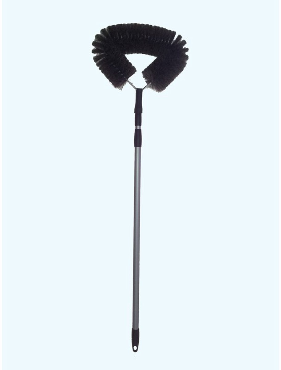 Starbright Ragebol Met Geitenhaar 130 Cm Zwart/grijs