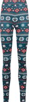 Hunkemöller Nachtmode Dames Legging Velours  - Blauw - maat L