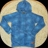 Hoodie jeans hel blauw