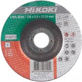Hikoki 4100212 Doorslijpschijf - 125 x 22,23 x 2,5mm - Steen (1st)
