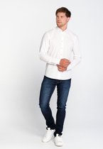 J&JOY - Mannen Overhemd Essentials White