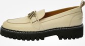 KUNOKA EMMY loafer white - Loafers Dames - maat 36 - Wit Beige Zwart
