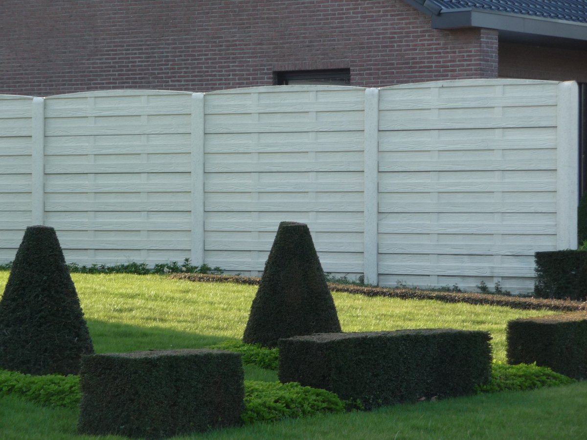 Bol.com Intergard Beton schutting Woodstone dubbelzijdig 200x193cm aanbieding