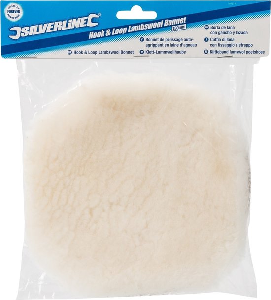 Polijstpads Set – 180 Mm Wol, M14 Schroefdraad, Geschikt Voor Boor En Polijstmachine