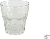 Drinkglazen - 6 Stuks - Glas - Doorzichtig - 300 ml - Facet
