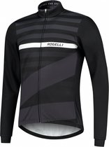 Rogelli Stripe fietsjas heren zwart