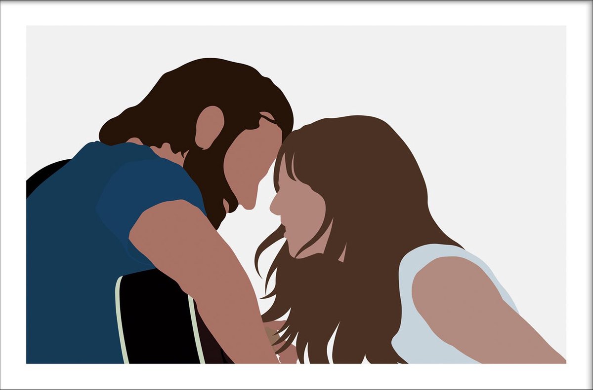 Walljar - A Star Is Born - Muurdecoratie - Poster