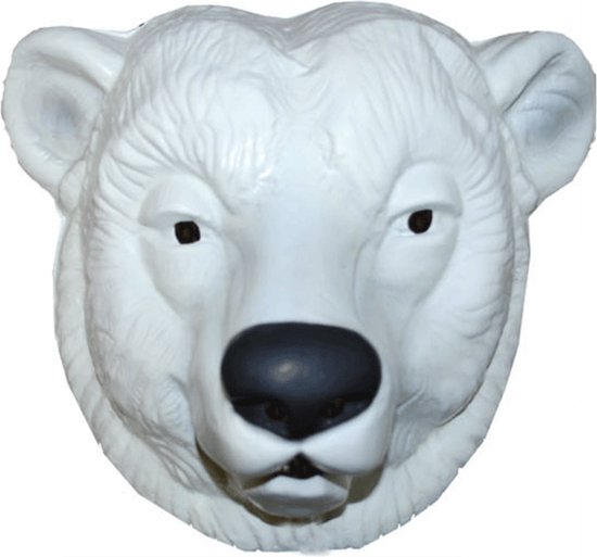 Plastic ijsberen masker voor volwassenen | bol.com