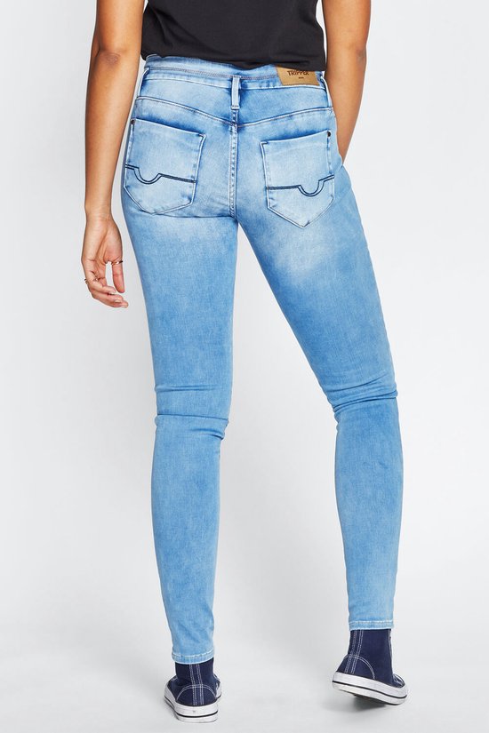 Tripper Rome Skinny Dames Skinny Fit Jeans Blauw - Maat W27 X L30 | bol.com