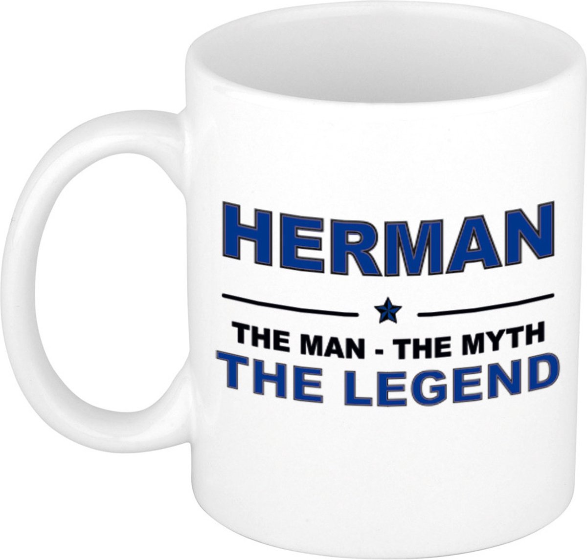Nom cadeau Herman L homme le mythe la legende tasse a cafe tasse 300 ml nom bol