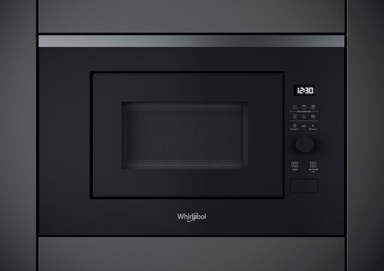 Whirlpool WMF201G magnetron Ingebouwd Grill-magnetron 20 l 800 W Zwart, Roestvrijstaal