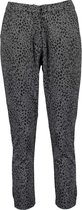 Blue Seven dames broek / legging antraciet print - maat 40