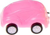 speelgoedauto Fluo 4,5 x 2,5 cm polypropyleen roze
