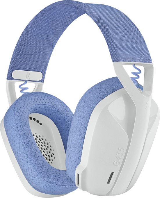 Logitech G435 LIGHTSPEED - Draadloze Gaming Headset - Bluetooth - Wit | bol