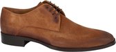 Suitable Leren Herenschoen Suede Cognac - maat 42