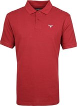 Barbour Basic Polo Rood - maat XL