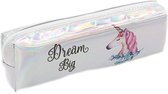 etui Dream Big junior 22 cm polyester zilver