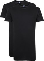 Alan Red Vermont Extra Lang V-Hals T-Shirt Zwart 2Pack - maat M