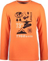 Tygo & Vito T-shirt jongen shocking orange maat 92