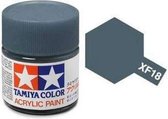 Tamiya XF-18 Medium Blue - Matt - Acryl - 23ml Verf potje