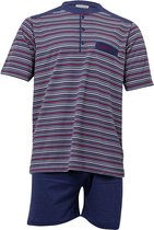 Gentlemen heren shortama - Katoen - 4182 - DarkBlue  - Knoopjes  - 4XL