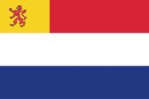 Vlag Nederland met inzet Zuid Holland 50x75cm